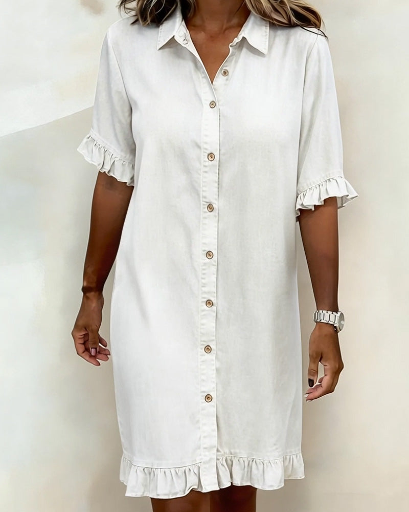 🏆🍬LAST DAY SAVE 49% 🎁 Women Dressy CasualDenim Mini Dress