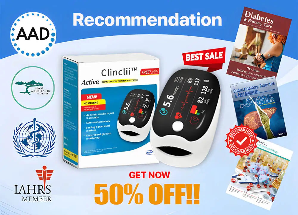 ClincliiTM GlucoSense Laser Blood Glucose Monitoring Device